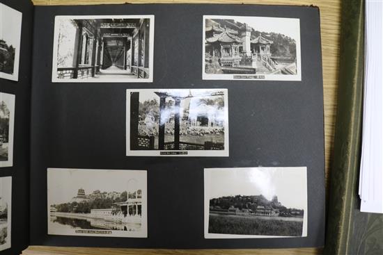 An early 20th century album of views of the Forbidden City and Summer Palace, Beijing